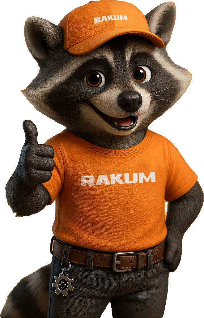 Roko, o mascote da Rakum